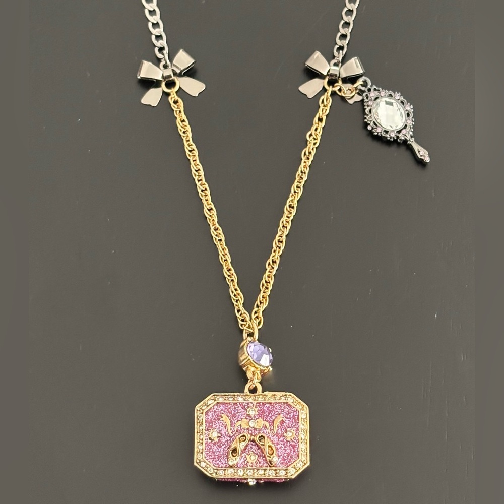 Betsey Johnson Jewelry Box Necklace